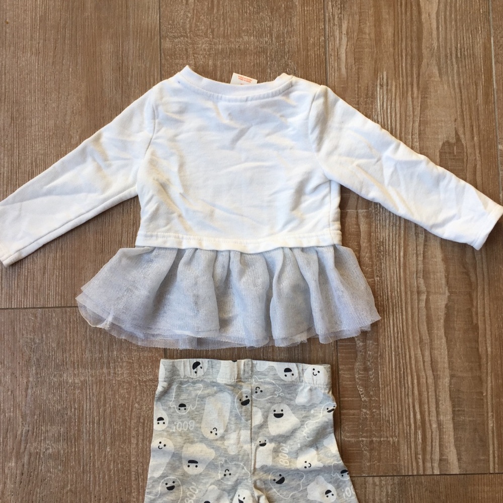 *SOLD*   💜👻Ghost Tutu Halloween Matching Outfit - Picture 8 of 8